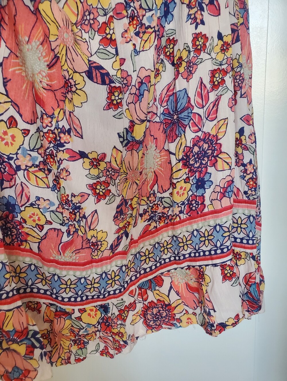 Angie Floral Maxi Dress Womens Medium - Picture 11 of 12